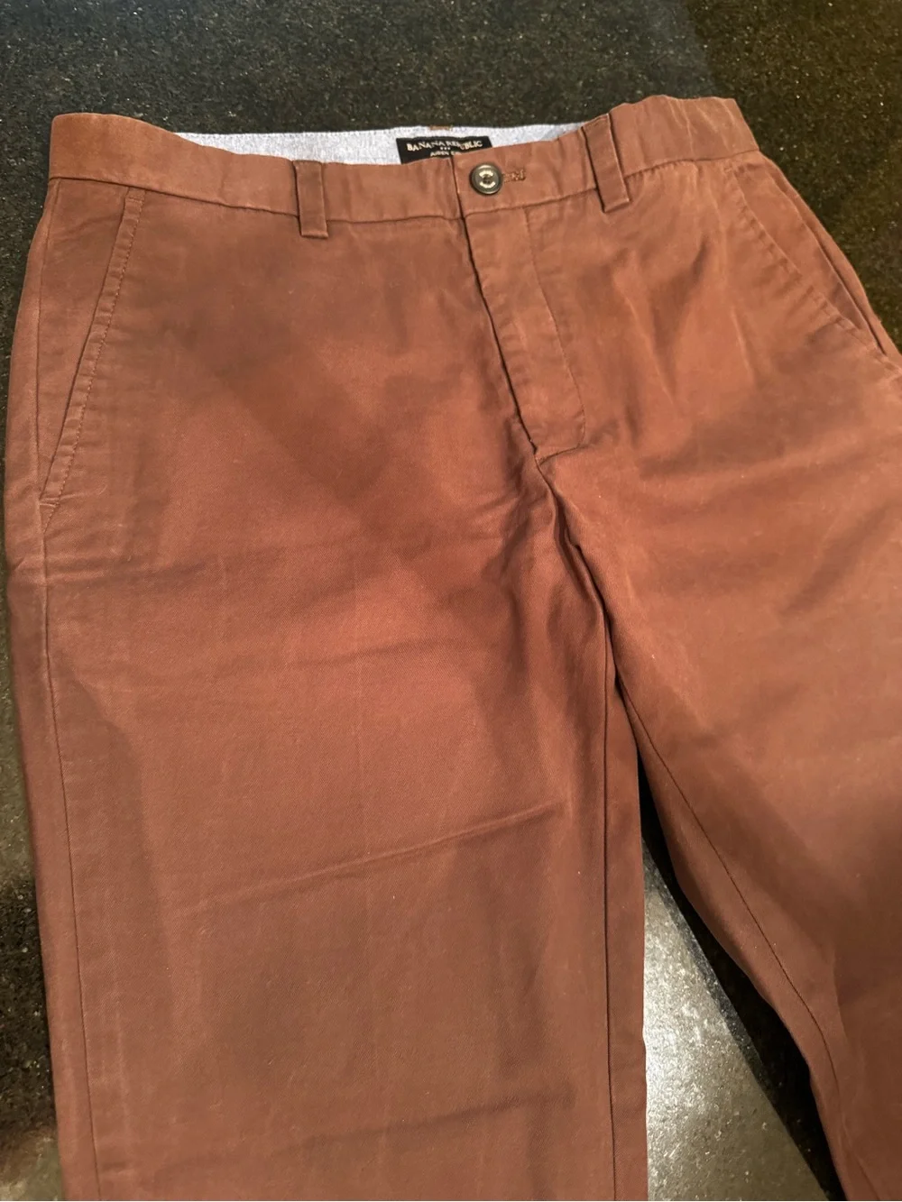 Banana Republic Men’s Rust Brown Chino Pants